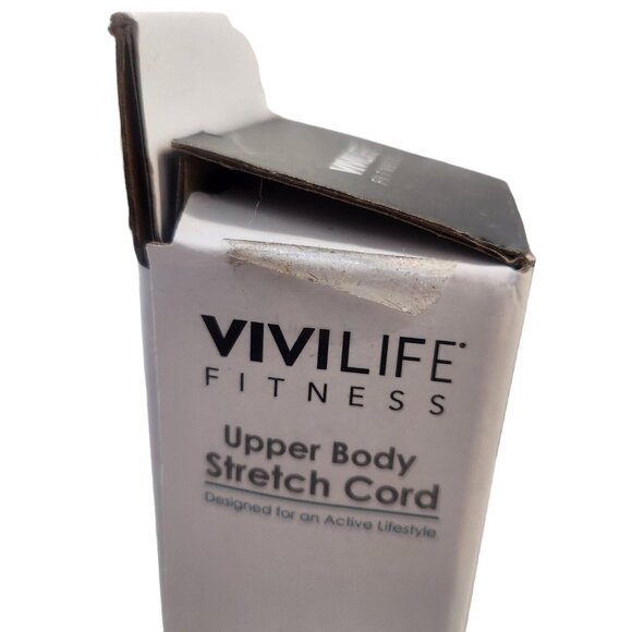 3/$20 Vivilife Fitness Upper Body Stretch Cord Black Medium Resistance Active - Picture 9 of 9